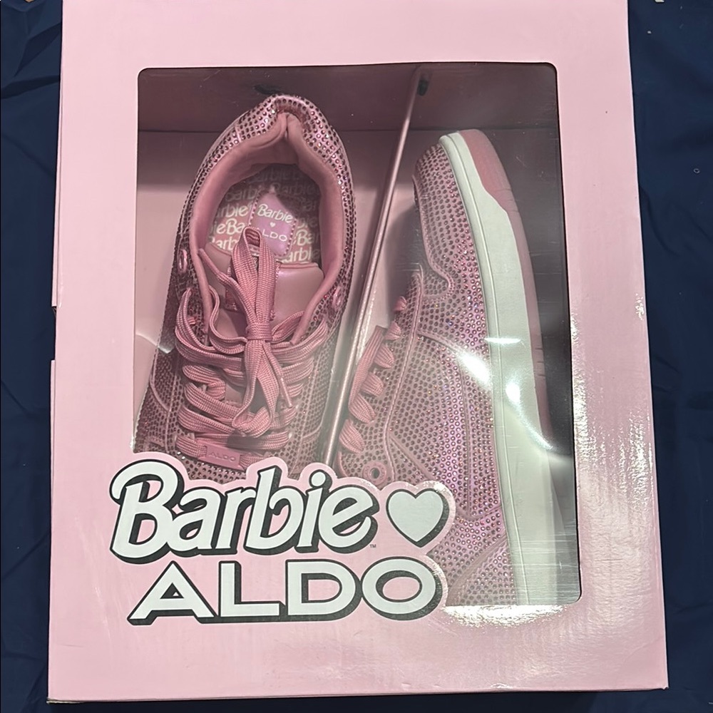 Aldo Pink Shimmery Sneakers